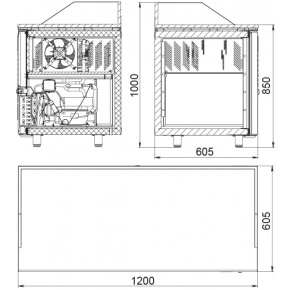 Холодильный стол Polair TM2pizza-GC, фото 3