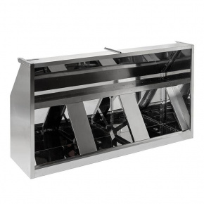 Зонт вытяжной пристенный Кобор ЗПВ-240/120, фото 3