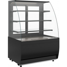 Нейтральная витрина Carboma FLANDRIA 2 LIGHT K70 N 1,3-1 2.0 Техно (9005), фото 1
