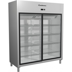 Холодильный шкаф Carboma R1400К INOX, фото 1