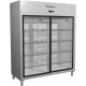 Холодильный шкаф Carboma R1400К INOX, превью 1