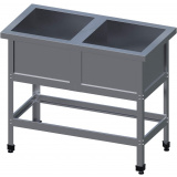 Моечная ванна Технологии Юга ВСМ-2/700-ЮТ, фото 1